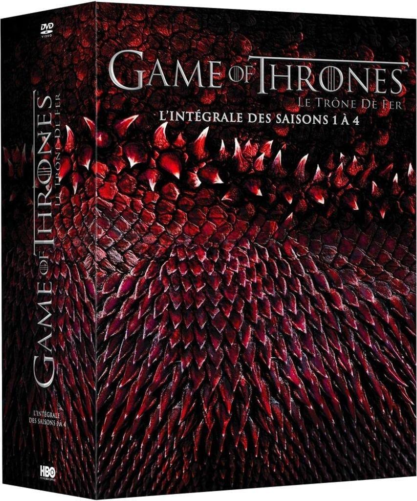 GAME OF THRONES COFFRET DVD SAISONS 1-4, À partir de 16 ans, Enlèvement ou Envoi, Comme neuf, Coffret