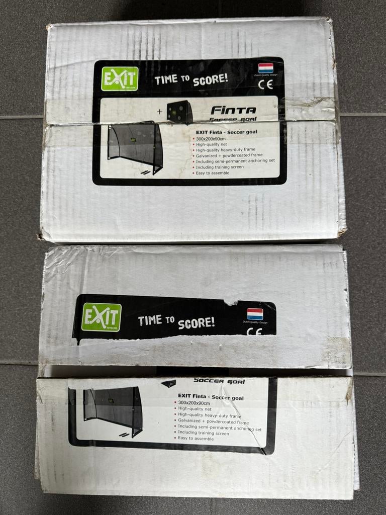 Exit Finta Goal nieuwe voeten, Ophalen, Nieuw