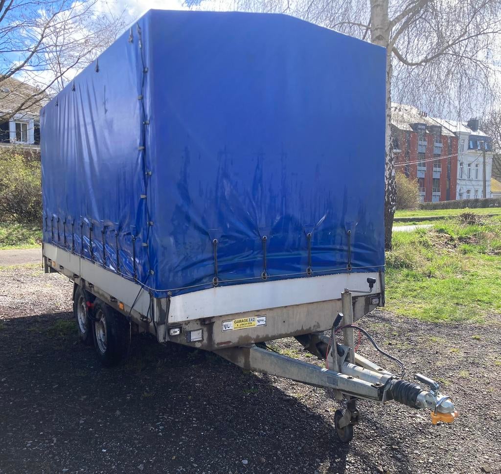 Happert 3500 kg aanhanger, Auto diversen, Aanhangers en Bagagewagens, Ophalen, Gebruikt