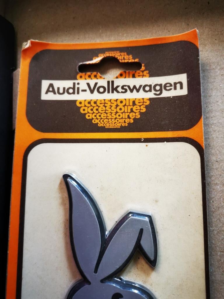 Volkswagen - Accessoire vintage Audi Rabbit Playboy, Enlèvement ou Envoi