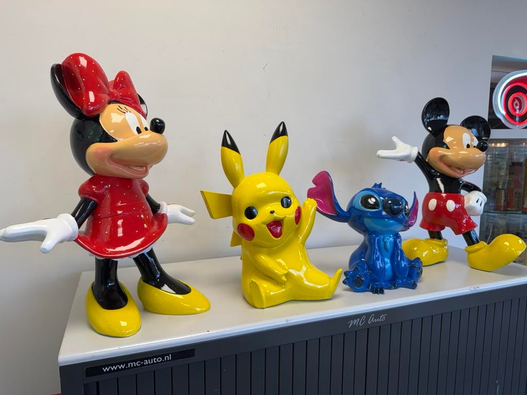 Diverse Disney beelden te koop, Ophalen, Mickey Mouse, Zo goed als nieuw, Beeldje of Figuurtje