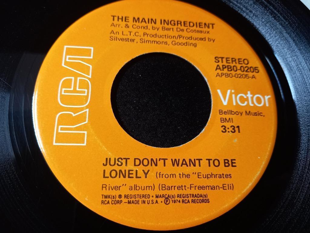 The Main Ingredient – Just Don't Want To Be Lonely ' 7 N/M, Ophalen of Verzenden, Zo goed als nieuw, R&B en Soul