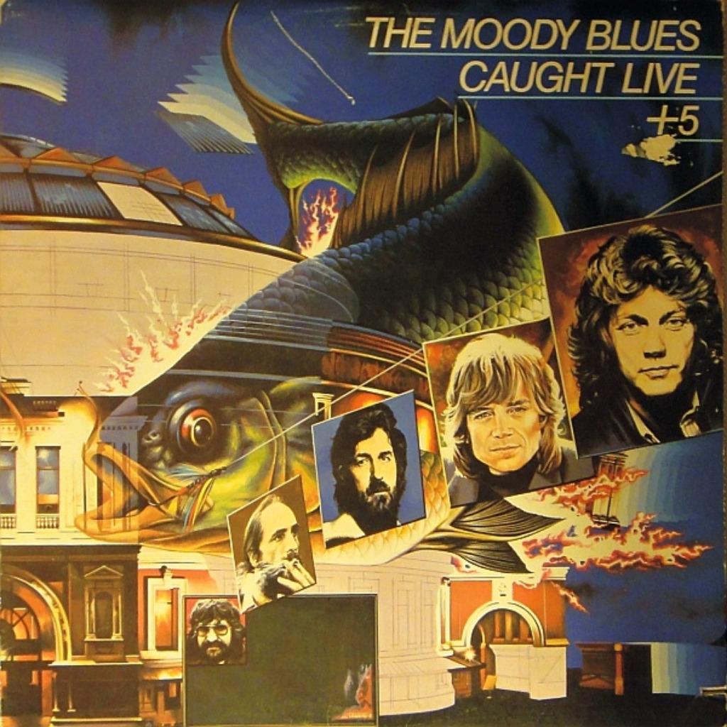 LP  The Moody Blues – Caught Live +5, Enlèvement ou Envoi, Utilisé, 12 pouces