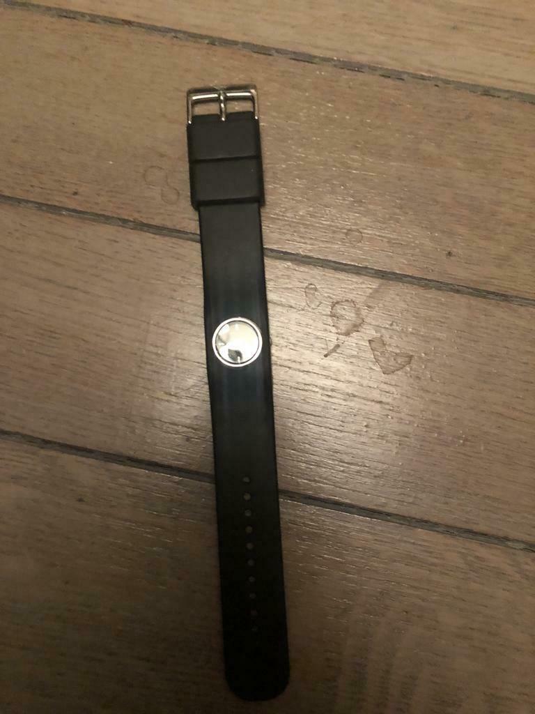 Armani horloge donkerblauw - rubber band, Ophalen of Verzenden