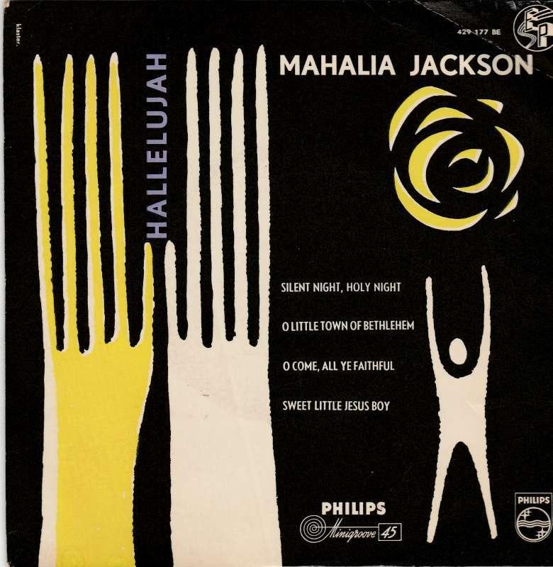 Kerst EP Mahalia Jackson - Hallelujah, CD & DVD, Vinyles Singles, Enlèvement ou Envoi, Comme neuf, Religion et Gospel