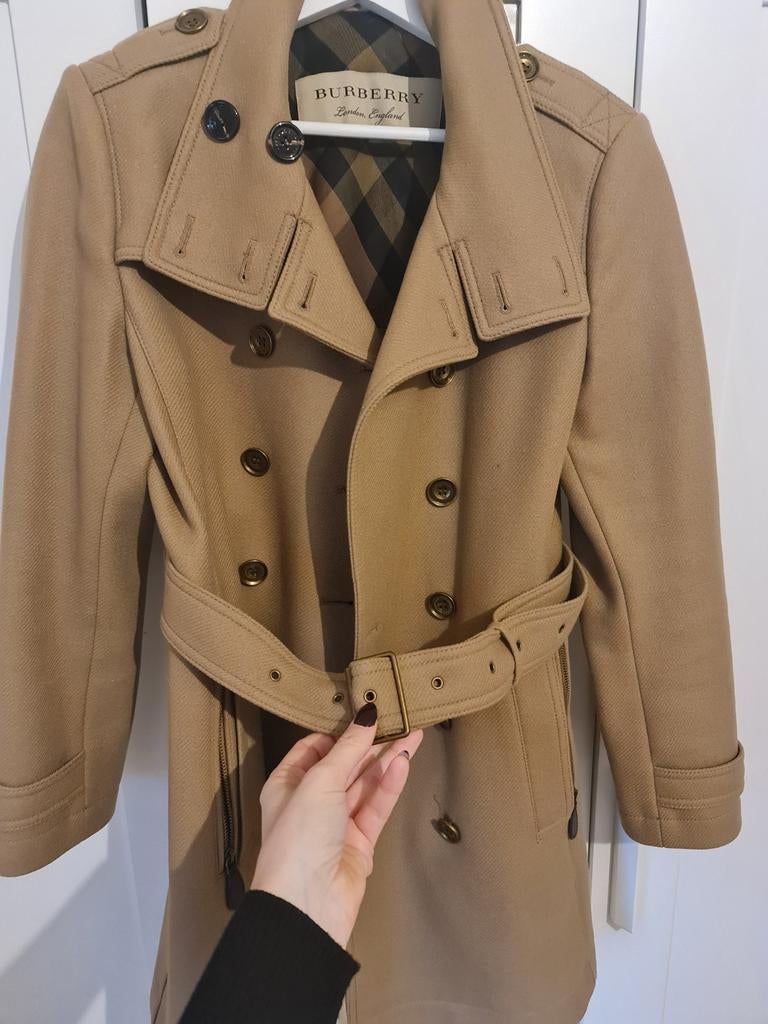 Burberry mantel 38-40, Kleding | Dames, Ophalen