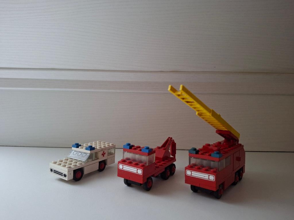 Lego 347 ( 347-1 )Fire Engine, Ambulance and Tow Truck 1970, Ophalen of Verzenden, Lego