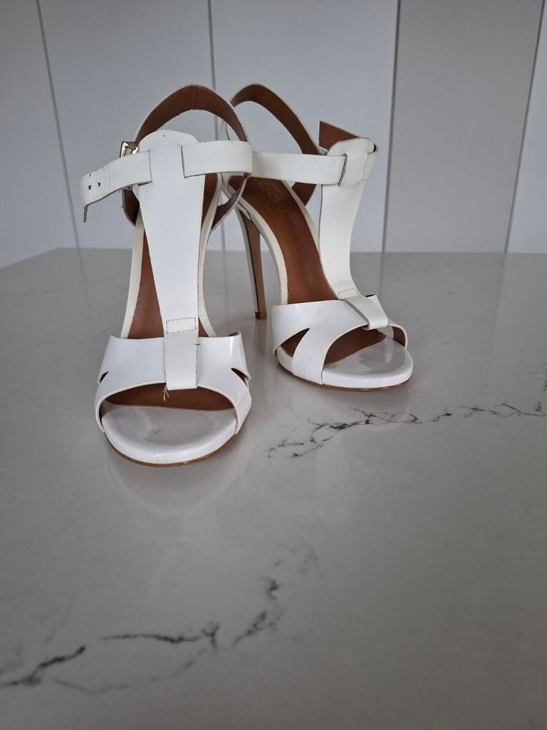 Witte high heels maat 39, Kleding | Dames, Ophalen of Verzenden, Wit