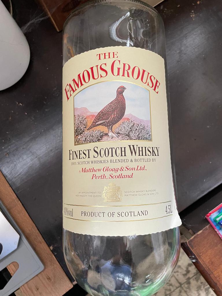 Decoratieve whiskyfles 4,5L The Famous Grouse, Ophalen of Verzenden, Gebruikt