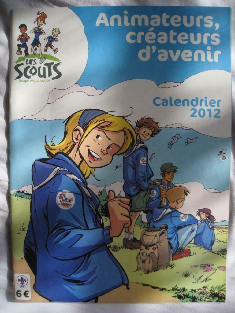 CALENDRIER 2012 SCOUT BD  MUNUERA SPIROU, Enlèvement ou Envoi, Utilisé