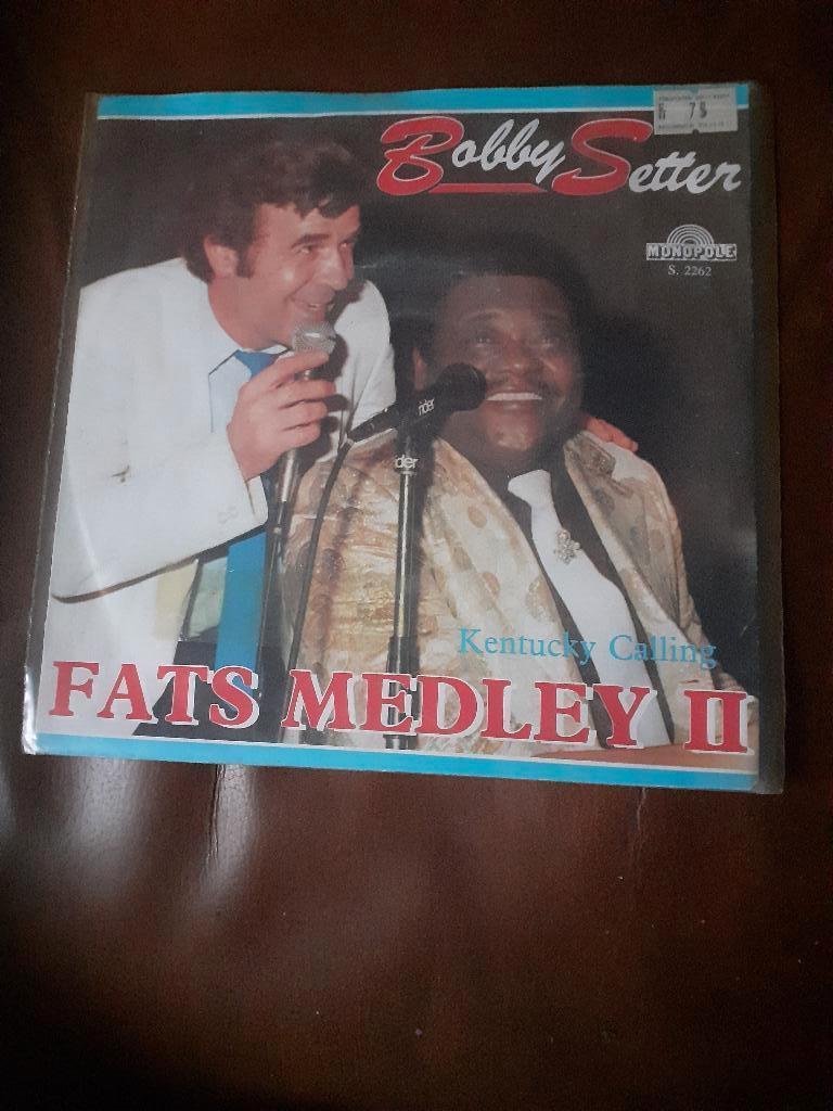 45T Bobby Setter : Fats medley II (Belpop), Ophalen of Verzenden
