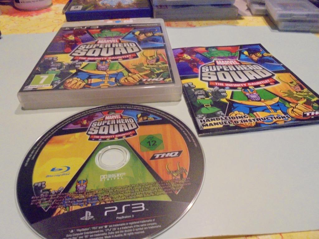 Playstation 3 Marvel Super Hero Squad The infinity Gauntlet, 3 spelers of meer, Verzenden, Gebruikt, Vanaf 7 jaar