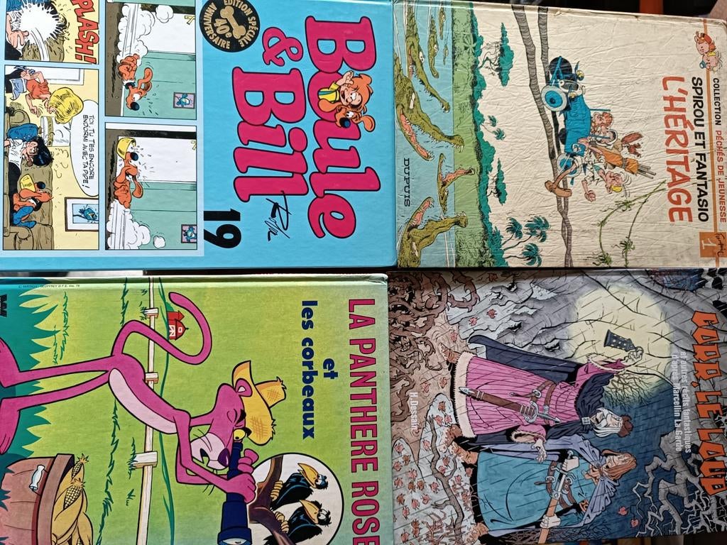 Lot de 34 BD, Ophalen, Gelezen