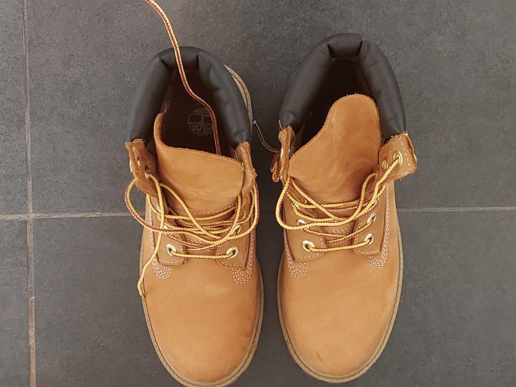 Chaussures Boots Timberland camel, Garçon ou Fille, Timberland, Comme neuf, Enlèvement