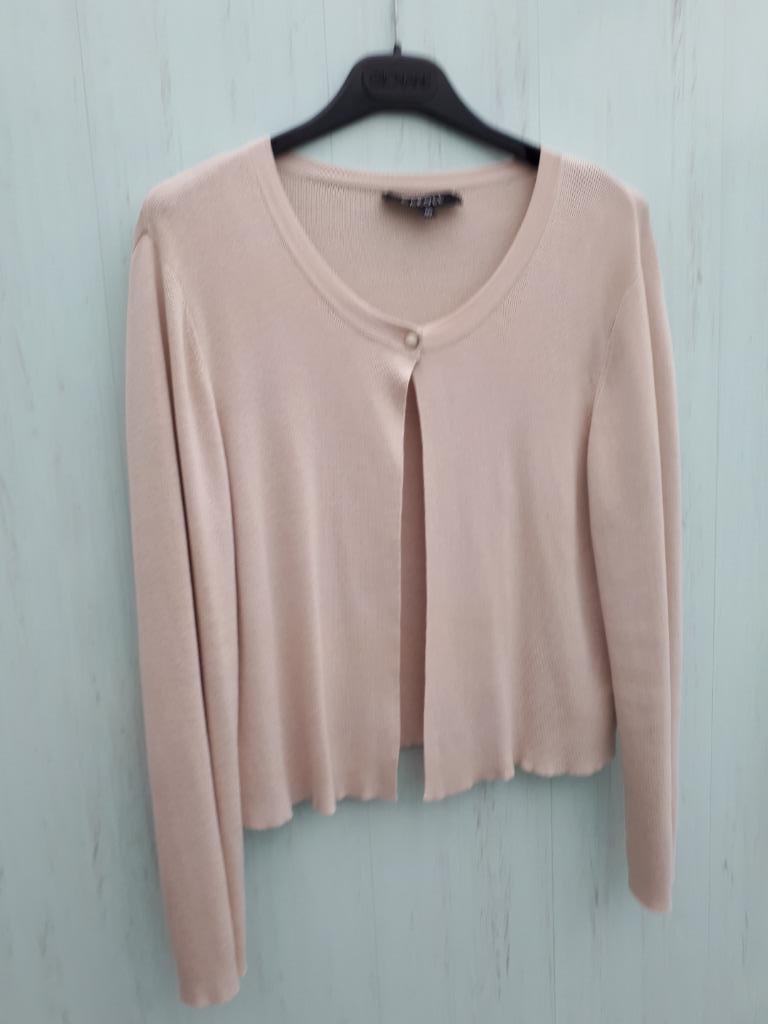 magnifique gilet beige taille 40 de la marque Caroll, Enlèvement ou Envoi, Beige