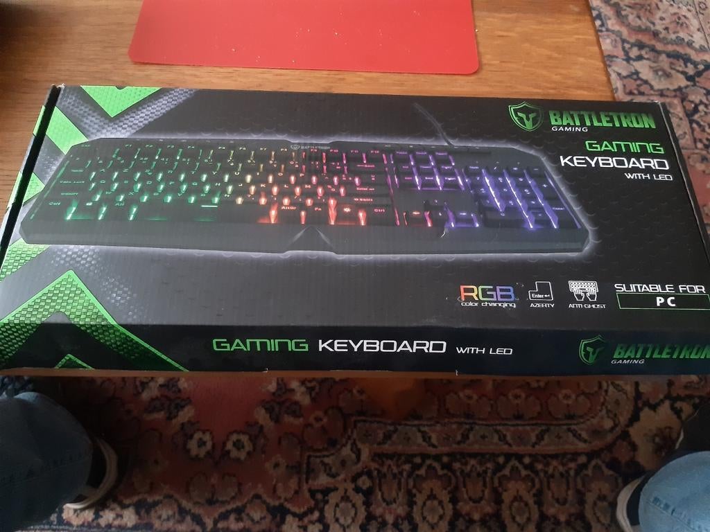 Clavier de jeu Battletron, Enlèvement ou Envoi, Neuf, Clavier gamer