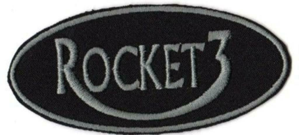 Patch Triumph Rocket III 2300 - 109 x 49 mm, Motoren, Ophalen of Verzenden, Nieuw zonder kaartje, Overige typen, TRIUMPH