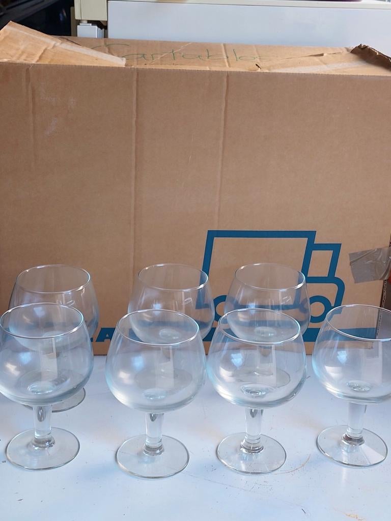 7 verres gin tonique pour tout mesures 20cm, Ophalen, Zo goed als nieuw