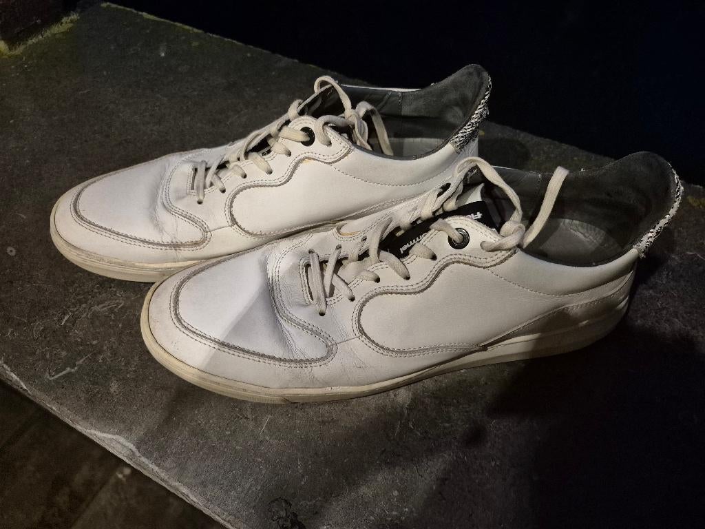 Witte sneakers Floris van Bommel maat 43,5, Ophalen, Wit, Floris van Bommel, Sneakers