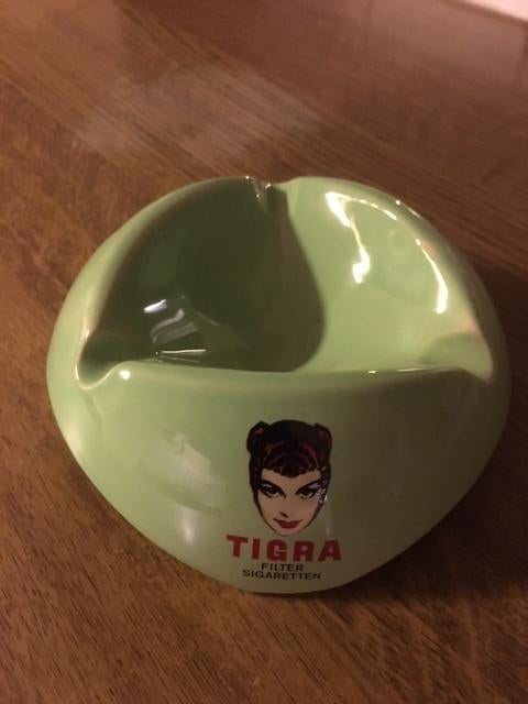 Asbak keramiek TIGRA, Verzamelen, Ophalen, Nieuw, Gebruiksvoorwerp