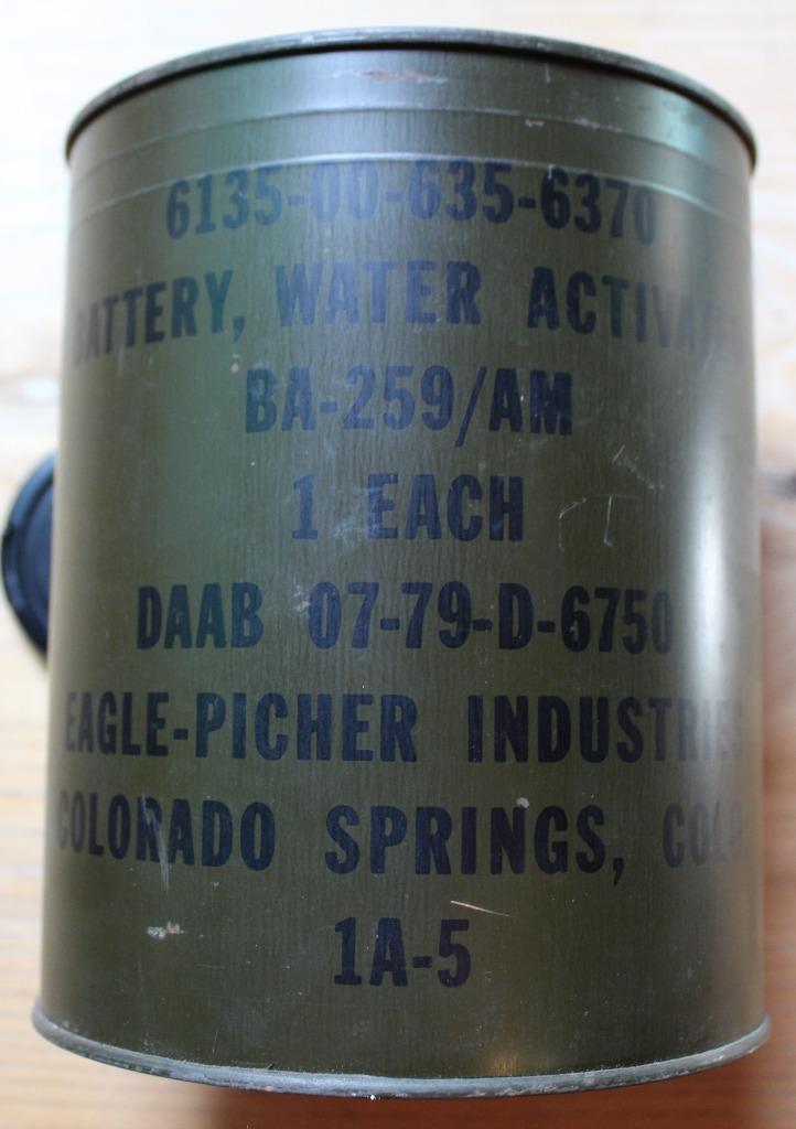 Batterij - water geactiveerd voor militaire doeleinden, Ophalen of Verzenden, Nieuw