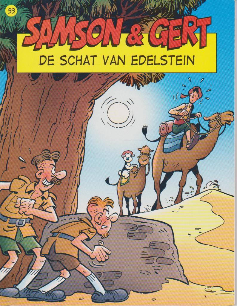 Strip : "Samson en Gert nr. 33 - De schat van Edelstein"., Verzenden