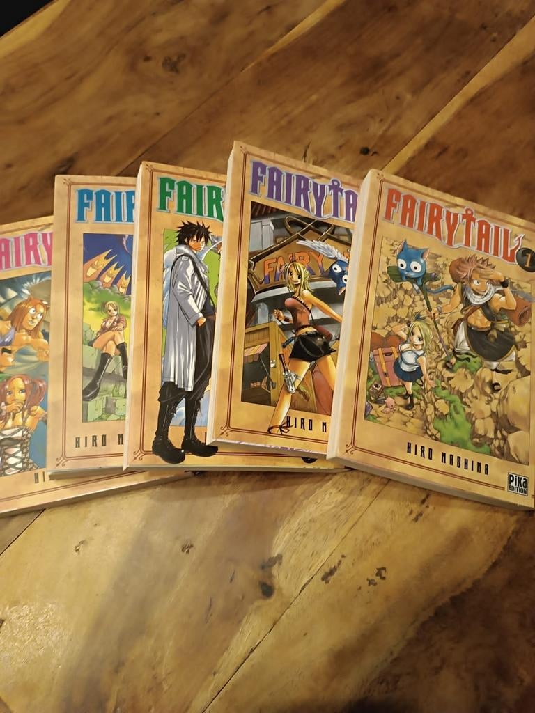 Lot De 5 manga Fairy tail, Livres, Enlèvement ou Envoi