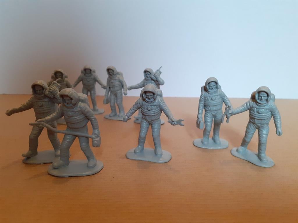 Vintage soldaatjes, astronauten., Hobby en Vrije tijd, Ophalen of Verzenden, Zo goed als nieuw