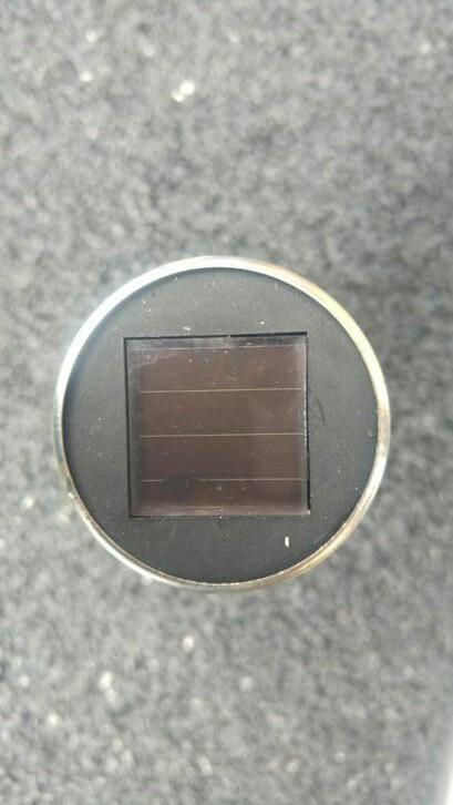 1 lampe photovoltaique solaire solarpanelen, Enlèvement ou Envoi, Utilisé