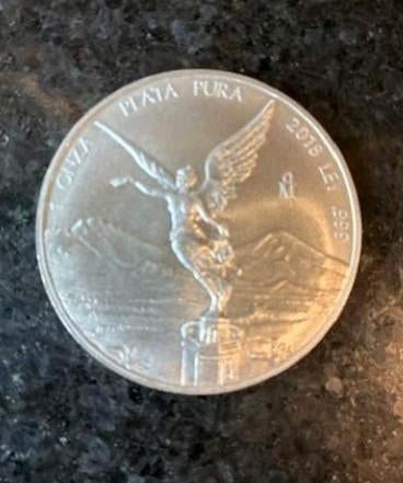 1 oz zilveren Libertad - 2018, Ophalen of Verzenden