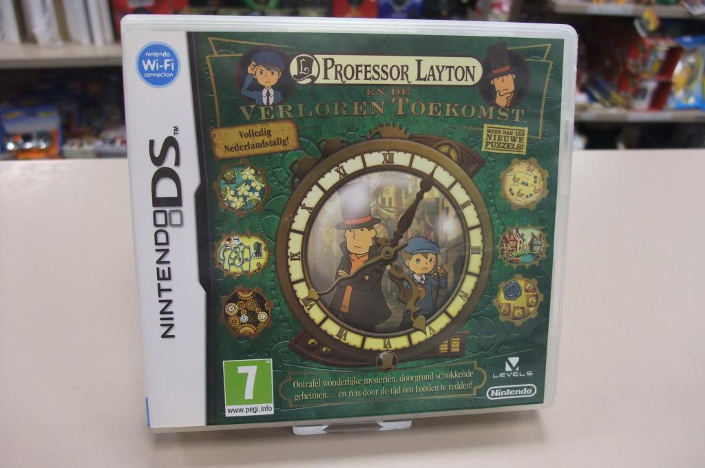 Professor Layton en de Verloren Toekomst (cib) hol ds, Puzzel en Educatief, Gebruikt, Level 5, 1 speler