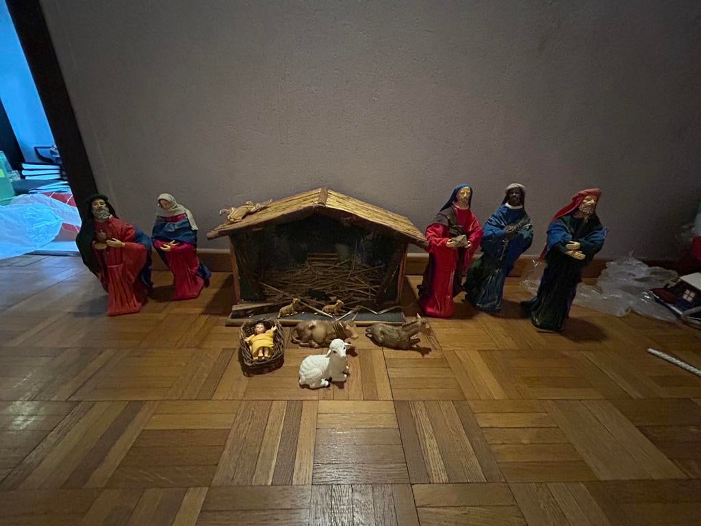 Creche de noel complete x2, Enlèvement ou Envoi, Comme neuf