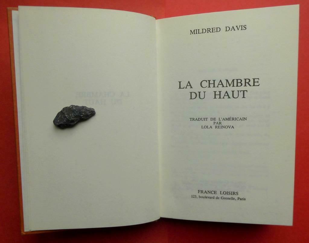 Livre La Chambre du haut " MILDRED  DAVIS ", Enlèvement ou Envoi, Utilisé