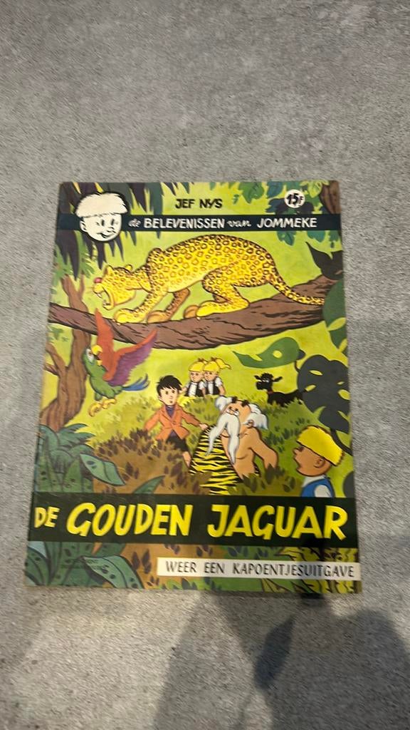 Jef nys jommeke gouden jaguar 1965, Boeken, Stripverhalen, Ophalen of Verzenden, Gelezen