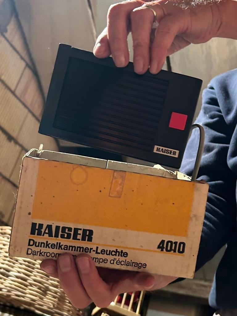 Kaiser 4010 (Darkroom Lamp) – met originele doos, Ophalen of Verzenden, Gebruikt