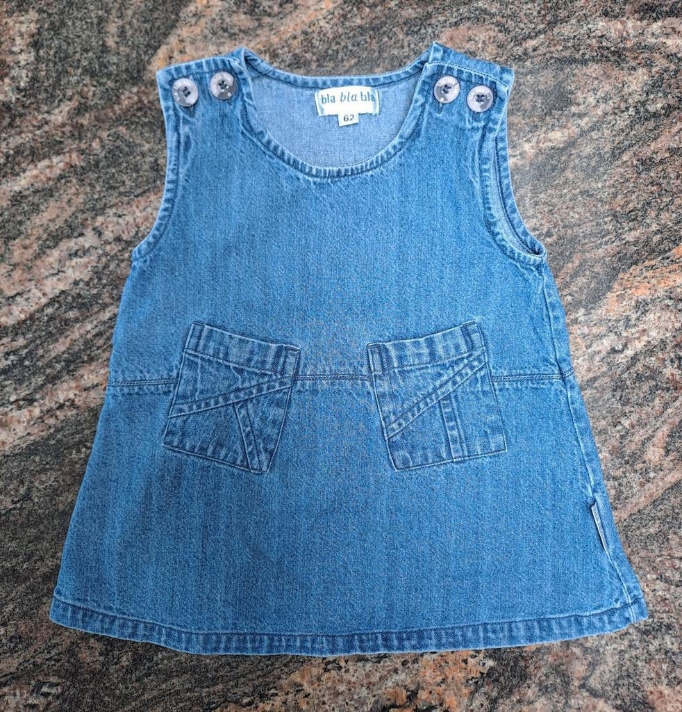 Taille 62 Robe en jean, Bla bla bla, Robe ou Jupe, Enlèvement ou Envoi, Comme neuf