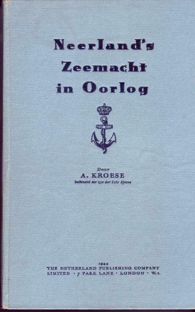 MARINE ZEEMACHT IN OORLOG NEDERLAND A. KROESSE (1944), Enlèvement ou Envoi, Marine, Deuxième Guerre mondiale, Utilisé