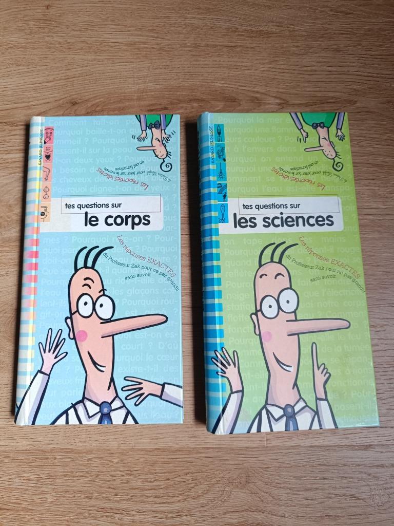 livres pour enfants "le corps" et "les sciences", Neuf, Garçon ou Fille, Enlèvement, Non-fiction