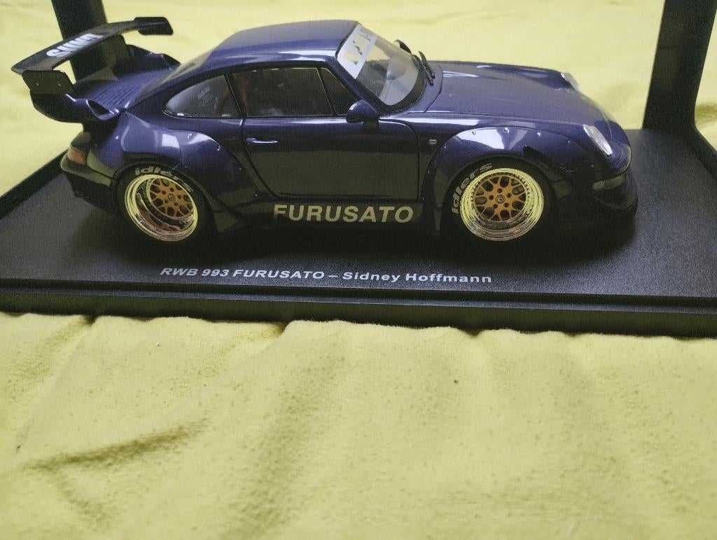 Porsche 911 (993) RWB Rauh-Welt “Furusato”  Paars Werk83, Ophalen of Verzenden, Nieuw, Auto, Overige merken