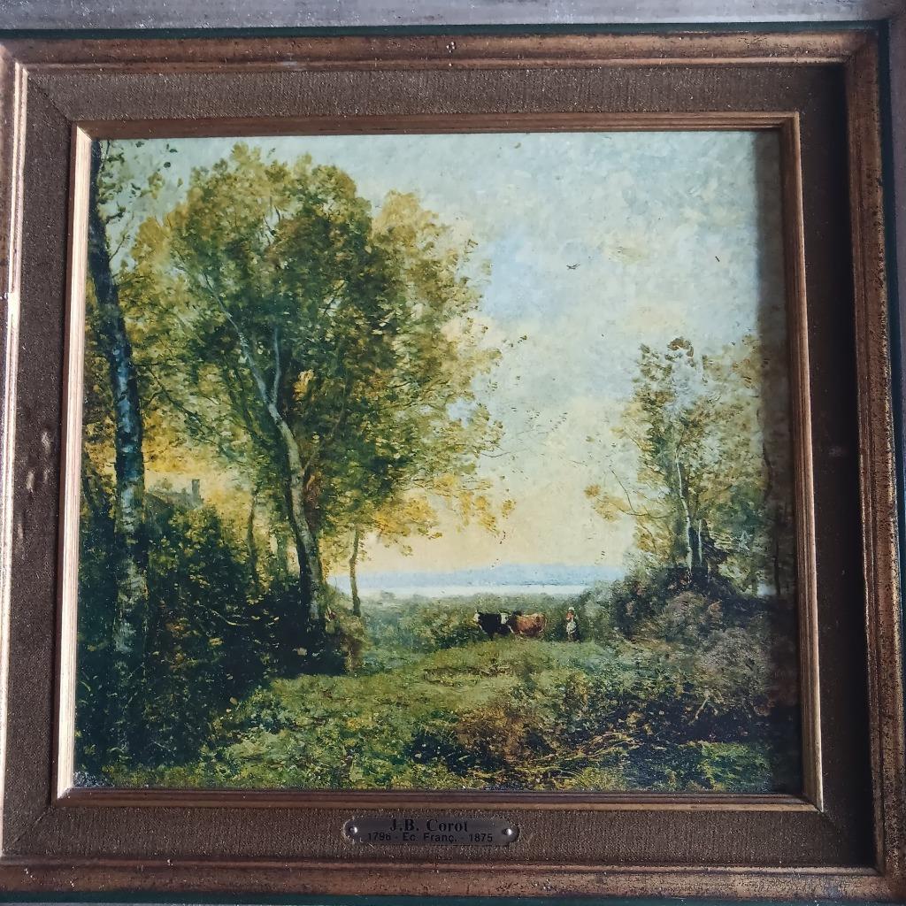 schilderachtig natuur landschap, Antiek en Kunst, Kunst | Schilderijen | Klassiek, Ophalen