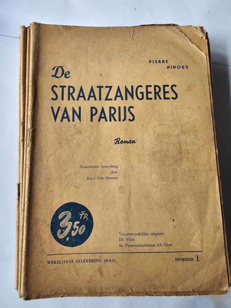 De straatzangeres van Parijs 1951 - Pierre Ninous, Boeken, Ophalen of Verzenden, Gelezen