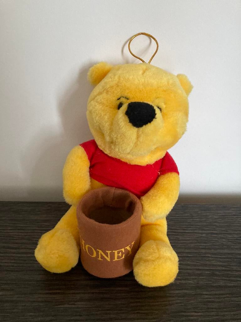 Disney pluche Winnie the Pooh met honingpot, Ophalen of Verzenden, Zo goed als nieuw