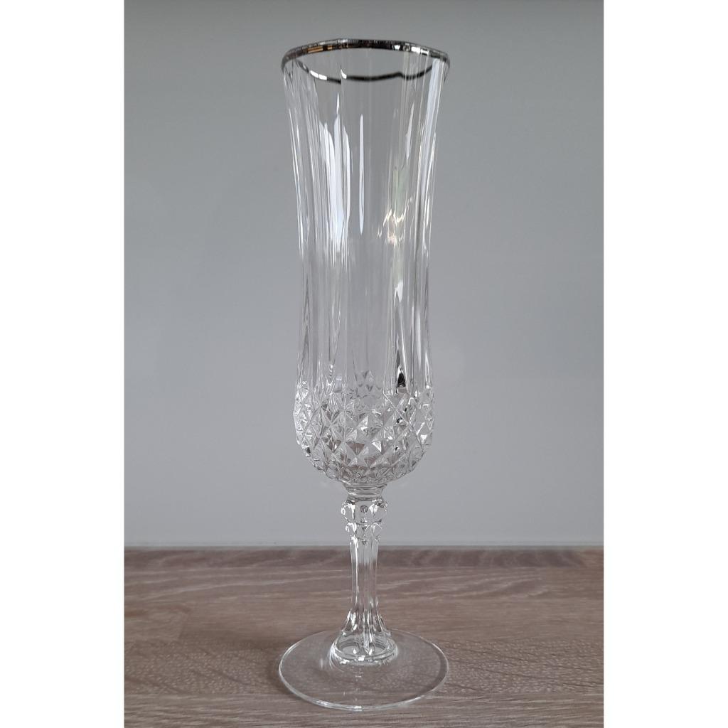 FLUTES A CHAMPAGNE VINTAGE 13CL CRISTAL D'ARQUES - RHAPSODY, Enlèvement, Comme neuf
