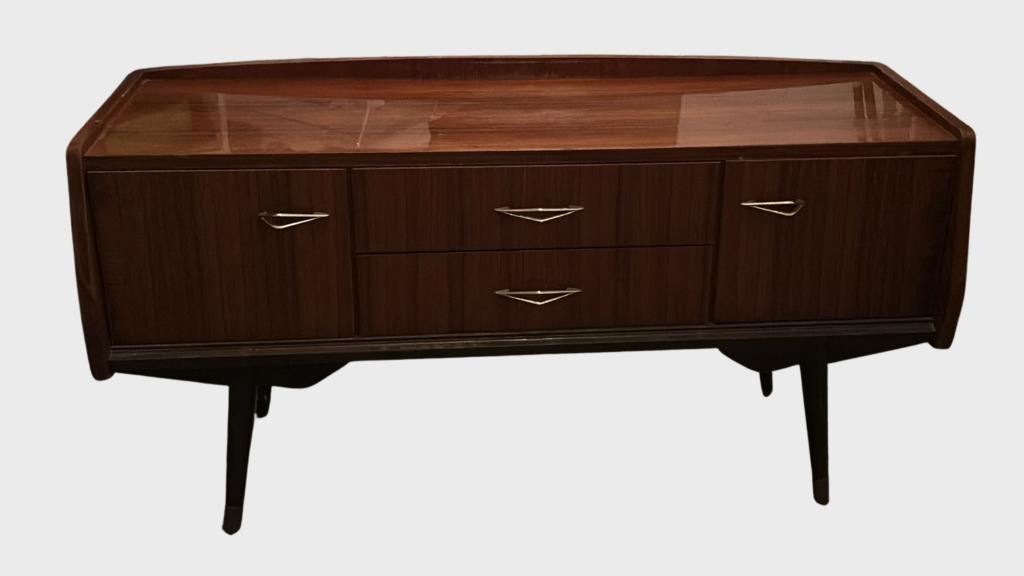Buffet enfilade vintage des années 1960, Avec tiroir(s), 25 à 50 cm, Moins de 100 cm, 100 à 150 cm