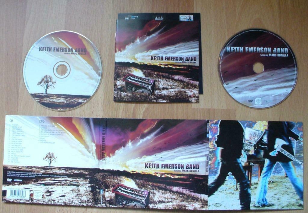 CD+DVD KEITH EMERSON BAND met MARC BONILLA ELP, Cd's en Dvd's, Ophalen of Verzenden, Zo goed als nieuw