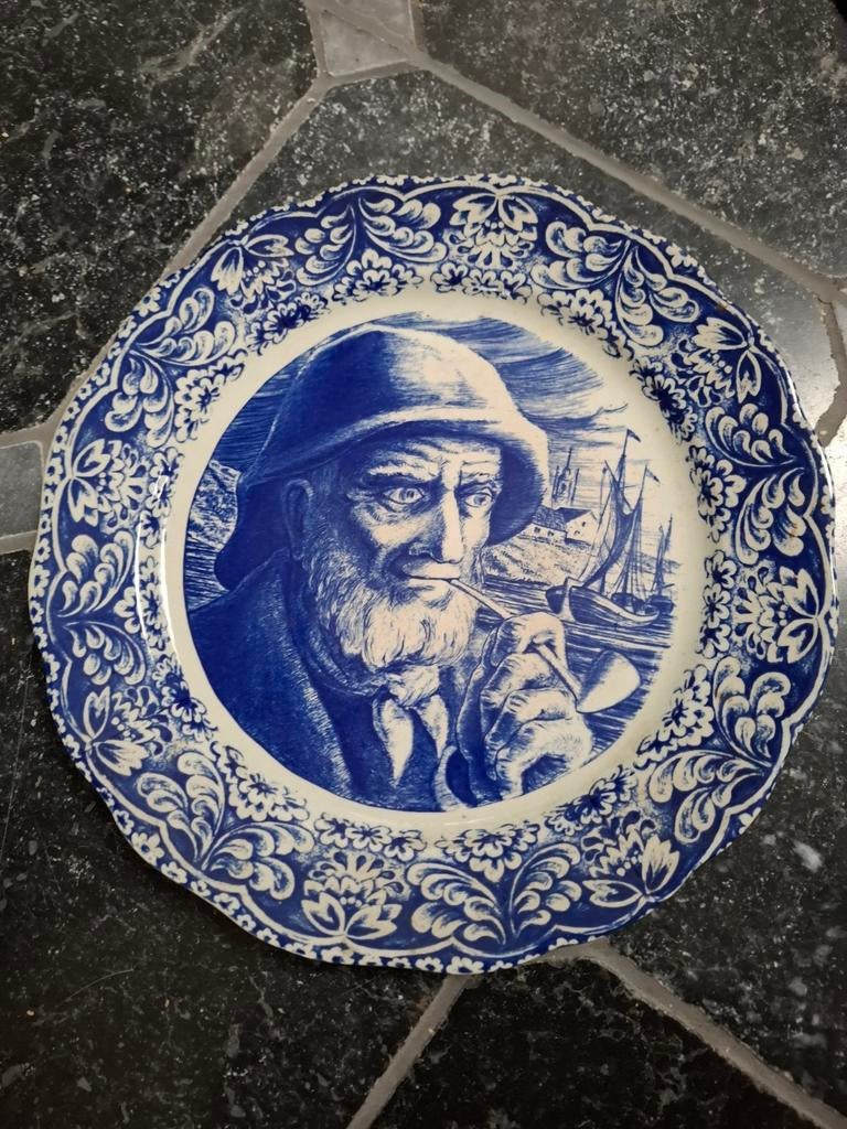 Blauw Delft borden. intact, Ophalen of Verzenden