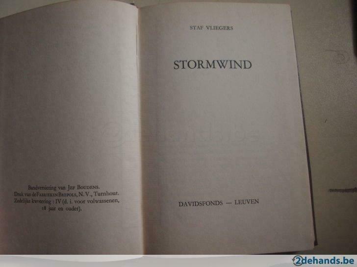 Boek Gulden Reeks Davidsfonds Staf Vliegers Stormwind, Ophalen of Verzenden, Gelezen