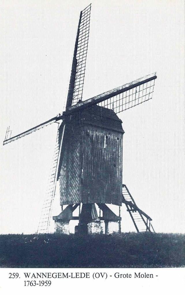 Wannegem-Lede - Grote Molen, Enlèvement ou Envoi, 1980 à nos jours, Non affranchie, Flandre Orientale