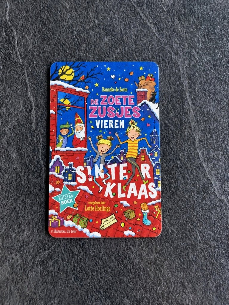 Yoto kaart - De Zoete Zusjes vieren Sinterklaas, Ophalen of Verzenden, Nieuw, Taal en Lezen, Met geluid