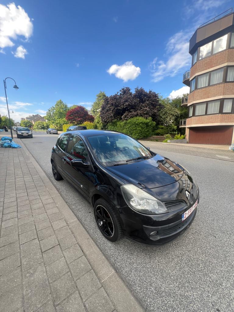 Renault clio 3 2009, Auto's, Zwart, Particulier, 3 deurs, Clio